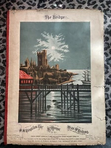 Seltene, antike Noten, The Bridge, Longfellow, - Bild 1 von 3