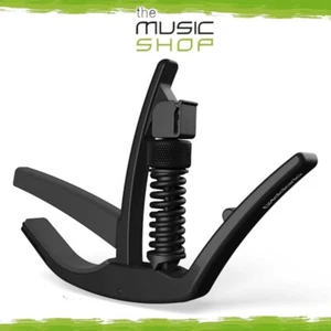 D'Addario Planet Waves Black Artist Guitar Capo w/ Adjustable Tension - PW-CP-10 - Foto 1 di 6