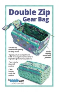 By Annie Sewing Pattern Double Zip Gear Bag - Picture 1 of 1