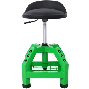 Pneumatic 360 Degree Swivel Stool,Mechanics Rolling Creeper Seat,Heavy-NEW - Picture 1 of 11