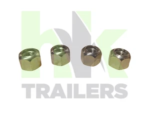 4 x Wheel Nuts M10 x 1.25mm for Erde 102, 122, PM310, 143, SY150, CH451 Trailers - Picture 1 of 1