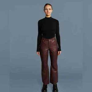 Bod & Christensen Leather Pants - Picture 1 of 10