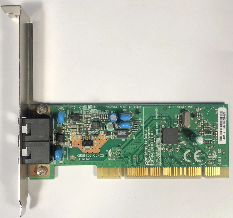  PCI modem card E87711 S - Conexant Systems CN-0C3776 RD01-D850 - Image 1 of 2
