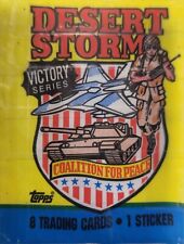 1991 Topps Desert Storm Victory Series Cards Complete Set 89 Through 176 & Flags