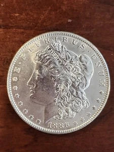 1886 P Morgan Silver Dollar ■ UNC58++ ■ #1191 - Picture 1 of 4