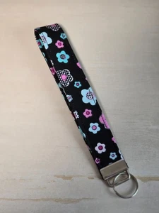 Fiore Glitter/Portachiavi/Portachiavi/Accessorio Auto Fatto a Mano - Foto 1 di 1