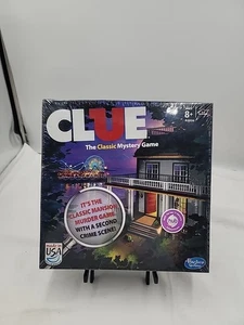 Clue Board Game Edition con 2 Versioni Boardwalk e Classic Mansion Game Nuovo - Foto 1 di 6