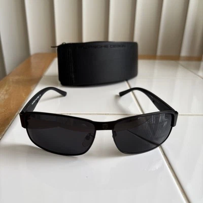 Черные поляризованные солнцезащитные очки Porsche Design P8485 64 14 125 прочтите описание - Изображение 1 из 4