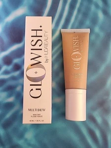 GLOWISH by HUDA BEAUTY MultiDew Skin Tint 1.35 fl oz LIGHT MEDIUM 04 New In Box - Picture 1 of 8