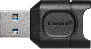 Kingston MobileLite Plus USB 3.2 microSDHC/SDXC UHS-II Card Reader Black  - Picture 1 of 5