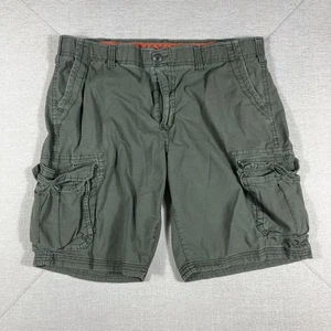 Urban Pipeline Cargo Shorts Herren 40 grün Baumwolle leicht Y2K Wandern - Bild 1 von 6