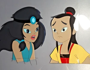 Rare LOTUS LANTERN  1999 Hand Painted Animation Cel, Lot of 2, Great condition C - Picture 1 of 15