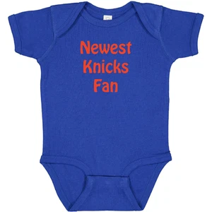 Newest New York Knicks Fan Baby Bodysuit Creeper - Picture 1 of 3
