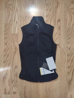 Chaleco reflectante Lululemon Push Your Pace para mujer 2 negro NUEVO NUEVO CON ETIQUETAS  Foto 1 de 4