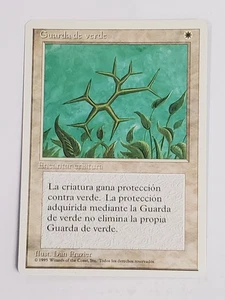 MTG Green Ward (Spanish 4th Edition (WB)/White/U) - BGM - Picture 1 of 2