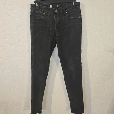 Kut From The Kloth Jeans Women 4 Black Diana Skinny 5 Pocket Stretch Denim 29x30 - Image 1 of 4