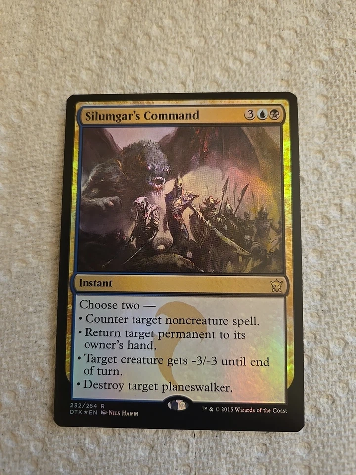 Silumgar's Command Dragons of Tarkir Foil NM - Image 1 of 1