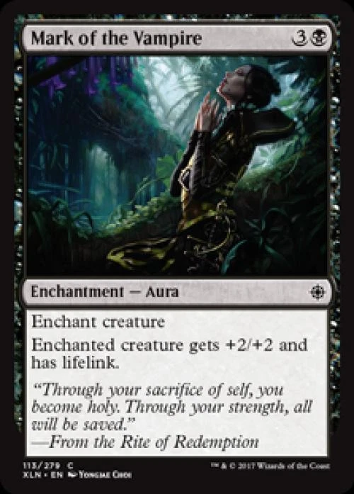 Mark of the Vampire -Foil Light Play MTG Ixalan - Image 1 of 1