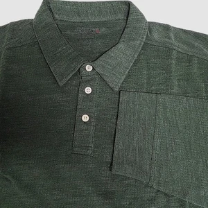 UNTUCKit Dao Herren XXXL 3XLLongsleeve Poloshirt Olivgrün Baumwollmischung Neu - Bild 1 von 6