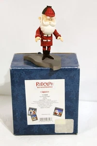 Enesco "I'm Kris Kringle" 112068 Rudolph The Red-Nosed Reindeer Santa Figurine - Picture 1 of 5