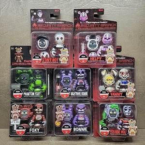 Lot of 8 Funko FNAF Snaps Five Nights at Freddy's Action Figures Foxy Bonnie - Picture 1 of 18