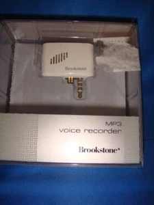 Brookstone Ipod MP3 voice recorder NIB - white - Picture 1 of 1