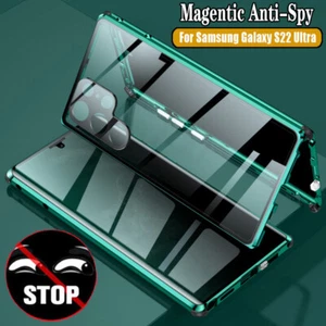 Funda de vidrio de privacidad 360° antiespía para Samsung Galaxy S23 FE S24 S22 Ultra Cover - Imagen 1 de 21