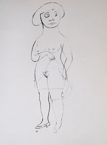 George Grosz Ecce Homo Kommerzienrats Töchterlein 1921 Unschuld Erotik Akt nude - Bild 1 von 1