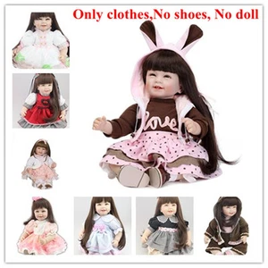 20''- 22" Reborn Baby's Clothing Clothes For Girl Doll, NOT Included Doll &Shoes - Picture 1 of 9