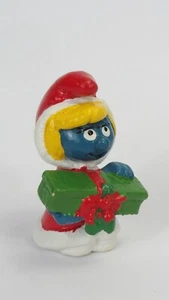 Schleich Schlumpf Schlümpfe - 20153 Weihnachtsschlumpfinchen mit langem Mantel - Bild 1 von 2
