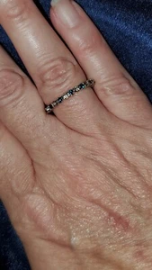 BOGO. Size 7. NWT SAPHIRE AND DIAMONIQUE BAND. - Picture 1 of 2