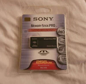 Sony 256MB Memory Stick Pro - MagicGate - Black (MSX-256S) Brand New Sealed  - Picture 1 of 4