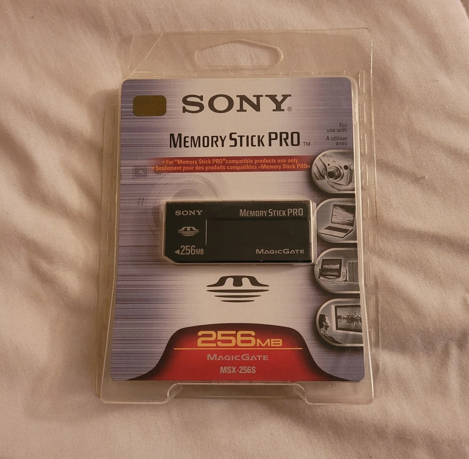 Sony 256MB Memory Stick Pro - MagicGate - Black (MSX-256S) Brand New Sealed  - Image 1 of 4