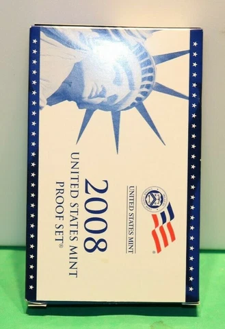 2008 S Proof Set U.S. Mint Original Government Packaging OGP Cover
