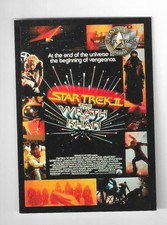 Star Trek Cinema 2000 Movie Posters CARD  P2 Star Trek II: The Wrath of Khan 