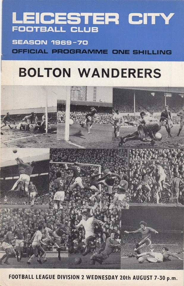 Leicester City v Bolton Wanderers 1969/70 (20 Aug) - Image 1 of 1