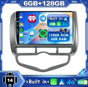 DAB+ Für Honda Fit/Jazz/City 2002-07 Autoradio Android 14 Navi GPS Car Play QLED - Bild 1 von 18