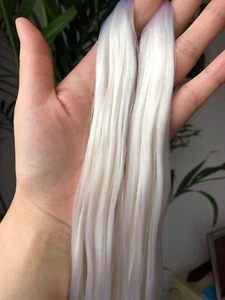 ÚNICO Pelo Muñeca 30g/70cm Blanco Saran - Imagen 1 de 3