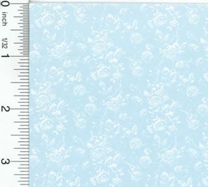 Dollhouse Wallpaper Reverse Blue by Mini Graphics - Picture 1 of 1