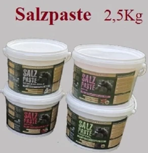 Salzpaste Salzleckstein ersatz 2,5Kg Wild Tier Fütterung Salzlecke Kirrung - Bild 1 von 9