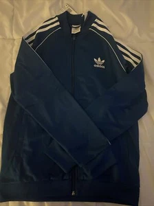 Adidas Superstar Jacket Blue for Kid Size Medium - Picture 1 of 6