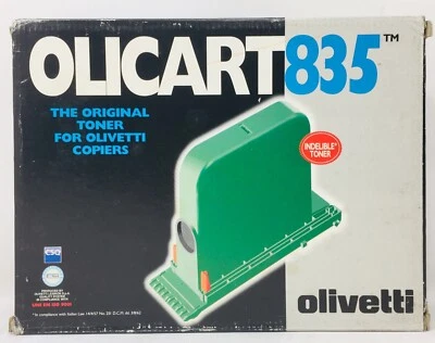 Olivetti B0049 K Olicart 835 Original Black Toner for Olivetti Copy 8028/8035 - Image 1 of 2