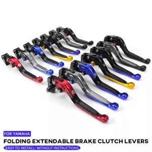 Adjustable Folding Extendable Brake Clutch Levers For YAMAHA MT-09 Tracer 9/GT+ - Foto 1 di 42