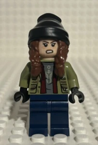 Lego Jurassic World - Maisie Lockwood Chaqueta Verde Oliva Minifigura (Jw078) ¡Nuevo! - Imagen 1 de 4