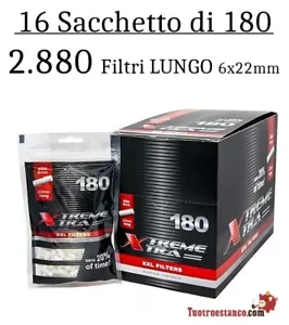 Filtri x-trem Xtra LONGO 6 x 22mm - 16 sacchetti da 180 filtri - Imagen 1 de 4