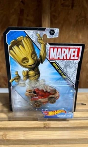 Hot Wheels Character Car Marvel Guardians Of The Galaxy Vol 2 Groot Go Kart - Picture 1 of 2
