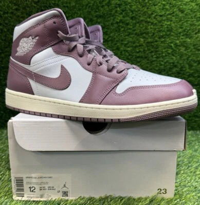 Air Jordan 1 Mid Shoes Sky J Mauve BQ6472-050 - WMNS 12 - Image 1 of 4