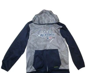 Washington Capitals Sweatshirt Medium NHL Play Dry Hoodie Hockey Reebok Mens - Picture 1 of 9