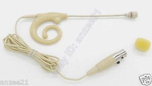 Pro Cardioid comfy wireless Headset Microphone for Shure emitter XLR 4Pin mini - Picture 1 of 5
