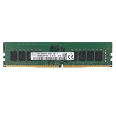 New Hynix 16GB DDR4 2400MHz PC4-19200 2RX8 UDIMM Memory Ram HMA82GU6AFR8N-UH - Image 1 of 4